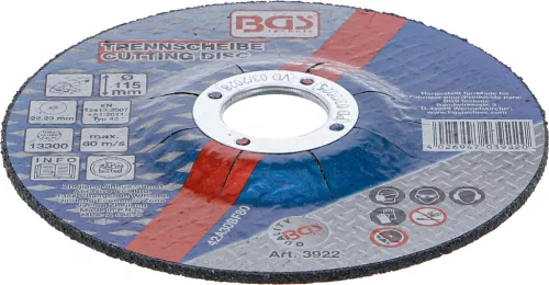 BGS technic Vágókorong fémhez 115 x 2,5 mm, Tipus 42 (BGS 3922)