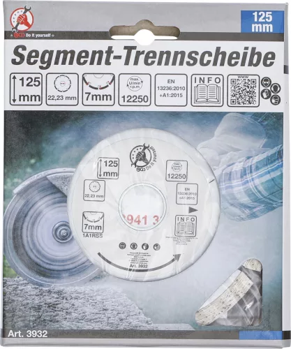 BGS DIY Gyémánt vágókorong 125mm (BGS 3932)