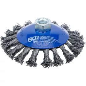   BGS technic Drótkorong sodrott acélhuzallal, Ø115 mm, M14 × 2, 18 huzalköteggel (BGS 3981)