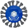 BGS technic Drótkorong sodrott acélhuzallal, Ø115 mm, M14 × 2, 18 huzalköteggel (BGS 3981)