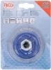 BGS technic Fazékkefe sárgaréz bevonatú acélhuzallal, Ø75 mm, M14 × 2, max. 12 500 ford./perc (BGS 3983)