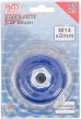 BGS technic Drótkorong kefe, 75 mm átmérő x 57 mm magasság, M14x2 menet, rézbevonat (BGS 3983)
