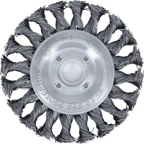 BGS technic Drótkorong sodrott acélhuzallal, Ø115 mm, 22,2 mm-es furattal (BGS 3985)