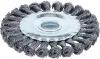 BGS technic Drótkorong sodrott acélhuzallal, Ø125 mm, 22,2 mm-es furattal (BGS 3986)