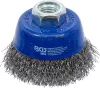 BGS technic Fazékkefe sarokcsiszolóhoz, Ø65 mm, M14 × 2, max. 12 500 ford./perc (BGS 3993)