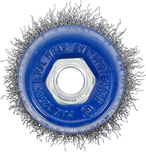 BGS technic Fazékkefe sarokcsiszolóhoz, Ø65 mm, M14 × 2, max. 12 500 ford./perc (BGS 3993)
