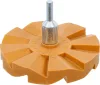 BGS technic Fóliaradír legyező kialakítással, matrica- és ragasztóeltávolításhoz, Ø90 mm, 6 mm-es szárral (BGS 3999-1)