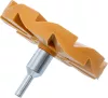 BGS technic Fóliaradír legyező kialakítással, matrica- és ragasztóeltávolításhoz, Ø90 mm, 6 mm-es szárral (BGS 3999-1)