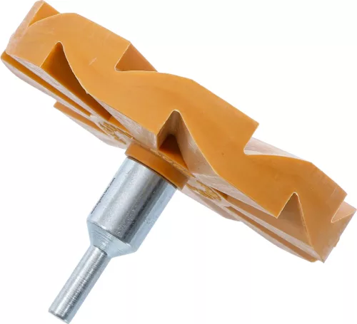 BGS technic Fóliaradír legyező kialakítással, matrica- és ragasztóeltávolításhoz, Ø90 mm, 6 mm-es szárral (BGS 3999-1)