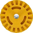 BGS technic Fóliaradír, lamellás, Ø 100 mm (BGS 3999-2)