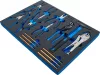 BGS technic Műhelykocsi-betét 3/3: kalapács-, fogó-, sasszegkiütő-készlet | 17 darabos (BGS 4009)