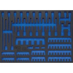   BGS technic 3/3 Szerszámtálca szerszámkocsikhoz, üresen: bitek és bitfejek számára (BGS 4017-5)