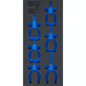   BGS technic 1/3 Szerszámtálca szerszámkocsihoz, üresen: 6 részes precíziós fogó készlethez (nem tartozék) (BGS 4024-1)