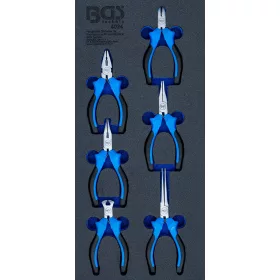   BGS technic 1/3 Szerszámtálca szerszámkocsihoz: 6 részes precíziós fogó készlettel (BGS 4024)