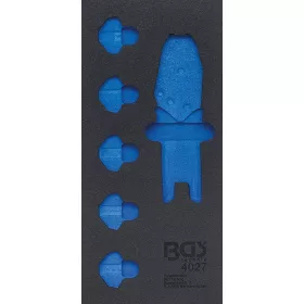   BGS technic 1/3 Szerszámtálca szerszámkocsihoz, üresen: 11 részes krimpelőfogó készlethez (nem tartozék) (BGS 4027-1)