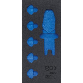   BGS technic 1/3 Szerszámtálca szerszámkocsihoz, üresen: 11 részes krimpelőfogó készlethez (nem tartozék) (BGS 4027-1)