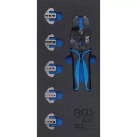   BGS technic 1/3 Szerszámtálca szerszámkocsihoz: 11 részes krimpelő fogó készlettel (BGS 4027)