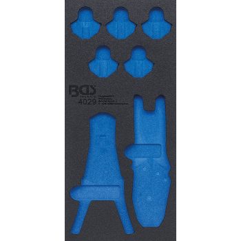   BGS technic 1/3 Szerszámtálca szerszámkocsihoz, üresen: 12 részes krimpelő és blankoló fogó készlethez (nem tartozék) (BGS 4029-1)