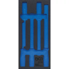   BGS technic 1/3 Szerszámtálca szerszámkocsihoz, üresen: 5 részes reszelő készlethez (nem tartozék) (BGS 4030-1)