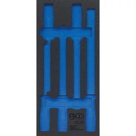   BGS technic 1/3 Szerszámtálca szerszámkocsihoz, üresen: 5 részes reszelő készlethez (nem tartozék) (BGS 4030-1)