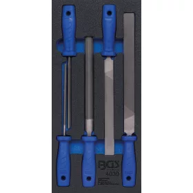   BGS technic 1/3 Szerszámtálca szerszámkocsihoz: 5 részes reszelő készlettel (BGS 4030)