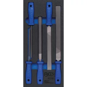   BGS technic 1/3 Szerszámtálca szerszámkocsihoz: 5 részes reszelő készlettel (BGS 4030)