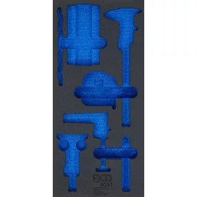   BGS technic 1/3 Szerszámtálca szerszámkocsihoz, üresen: 7 részes mérőszerszám készlethez (nem tartozék) (BGS 4031-1)