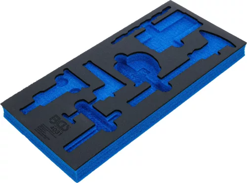 BGS technic 1/3 Szerszámtálca szerszámkocsihoz, üresen: 7 részes mérőszerszám készlethez (nem tartozék) (BGS 4031-1)