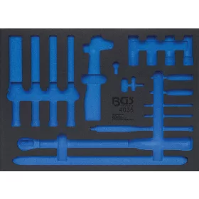   BGS technic 3/3 Szerszámtálca szerszámkocsihoz | üres | a BGS 4035-hez (BGS 4035-1)
