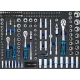 BGS technic 3/3 Szerszámtálca szerszámkocsihoz: 192 részes Pro Torque® dugókulcs készlettel (BGS 4036)