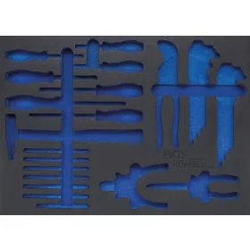   BGS technic 1/3 Szerszámtálca szerszámkocsihoz, üresen: 36 részes kalapács, fogó és csavarhúzó készlethez (nem tartozék) (BGS 4038-1)