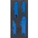 BGS technic 1/3 Szerszámtálca szerszámkocsihoz, üresen: 4 részes Grip fogó készlethez (nem tartozék) (BGS 4040-1)