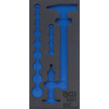   BGS technic 1/3 Szerszámtálca szerszámkocsihoz, üresen: 15 részes lyukasztó készlethez, kalapácshoz (nem tartozék) (BGS 4041-1)