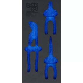   BGS technic 1/3 Szerszámtálca szerszámkocsihoz, üresen: 3 részes fogó készlethez (nem tartozék) (BGS 4042)