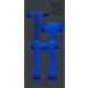 BGS technic 1/3 Szerszámtálca szerszámkocsihoz, üresen: 2 részes lakatos és kőtörő kalapács készlethez (nem tartozék) (BGS 4046-1)