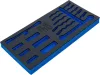 BGS technic 1/3 Szerszámtálca szerszámkocsihoz, üresen: 13 részes fékcsőkulcs és 3/8" speciális dugókulcs készlethez (nem tartozék) (BGS 4048-1)