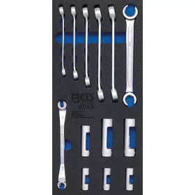   BGS technic 1/3 Szerszámtálca szerszámkocsihoz: 13 részes fékcsőkulcs és 3/8" speciális dugókulcs készlettel (BGS 4048)