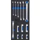 BGS technic 1/3 Szerszámtálca szerszámkocsihoz: 13 részes fékcsőkulcs és 3/8" speciális dugókulcs készlettel (BGS 4048)