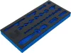 BGS technic 1/3 Szerszámtálca szerszámkocsihoz, üresen: 26 részes 3/8" dugókulcs készlethez (nem tartozék) (BGS 4052-1)