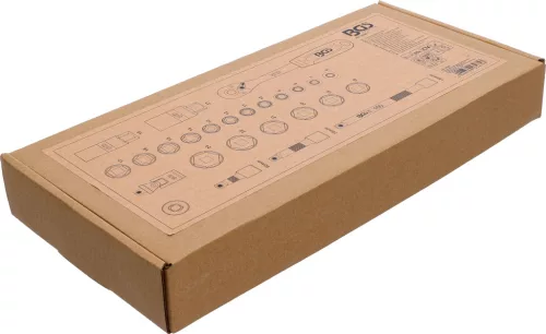 BGS technic 1/3 Szerszámtálca szerszámkocsihoz, üresen: 26 részes 3/8" dugókulcs készlethez (nem tartozék) (BGS 4052-1)