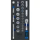 BGS technic 1/3 Szerszámtálca szerszámkocsihoz: 26 részes 3/8" dugókulcs készlettel (BGS 4052)
