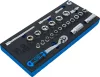 BGS technic 1/3 Szerszámtálca szerszámkocsihoz: 26 részes 3/8" dugókulcs készlettel (BGS 4052)