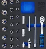 BGS technic 2/3 Szerszámtálca szerszámkocsihoz: 27 részes 1/2" dugókulcs készlettel (BGS 4053)