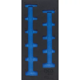   BGS technic 1/3 Szerszámtálca szerszámkocsihoz, üresen: 11 részes 3/8" 6-szögű hosszított dugókulcs készlethez, 8-19 mm (nem tartozék) (BGS 4058-1)