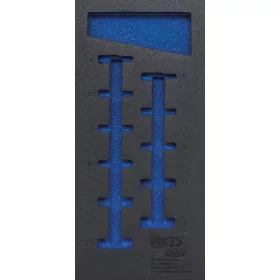   BGS technic 1/3 Szerszámtálca szerszámkocsihoz, üresen: 11 részes 1/4" 6-szögű hosszított dugókulcs készlethez, 4-13 mm (nem tartozék) (BGS 4059-1)