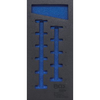   BGS technic 1/3 Szerszámtálca szerszámkocsihoz, üresen: 11 részes 1/4" 6-szögű hosszított dugókulcs készlethez, 4-13 mm (nem tartozék) (BGS 4059-1)