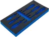 BGS technic 1/3 Szerszámtálca szerszámkocsihoz, üresen: 6 részes Torx csavarhúzó készlethez, T15-T40 (nem tartozék) (BGS 4078-1)