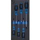 BGS technic 1/3 Szerszámtálca szerszámkocsihoz: 6 részes Torx csavarhúzó készlettel, T15-T40 (BGS 4078)