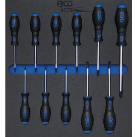   BGS technic 2/3 Szerszámtálca szerszámkocsihoz: 11 részes Torx csavarhúzó készlettel, T6-T40 (BGS 4079)