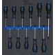 BGS technic 2/3 Szerszámtálca szerszámkocsihoz: 11 részes Torx csavarhúzó készlettel, T6-T40 (BGS 4079)